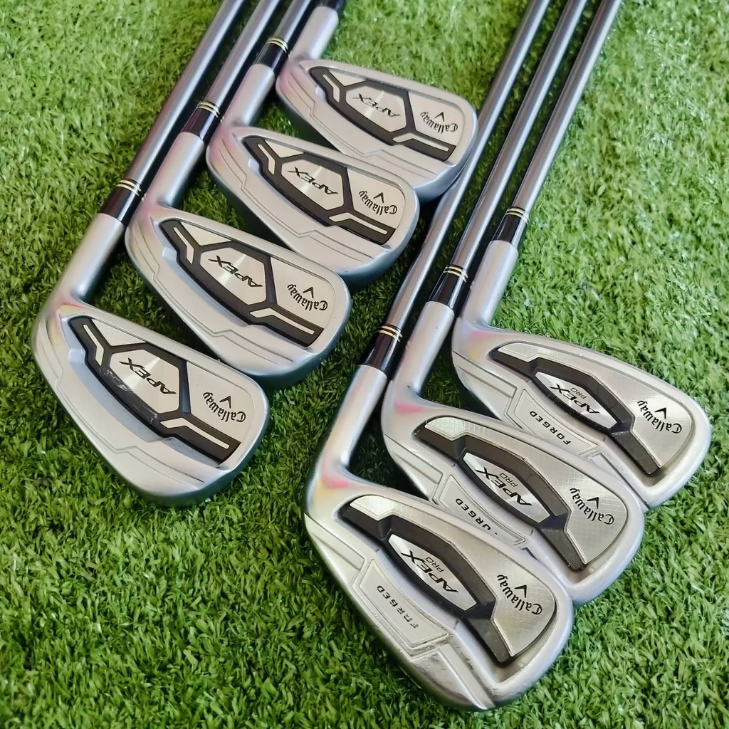 ชุดเหล็ก Callaway APEX FORGED ** Pro Combo Set ** เหล็กยาวและเหล็กสั้นไม่เหมือนกัน ก้าน FUJIKURA MCI FLEX R ไม้กอล์ฟพรีเมี่ยมมือสอง ของแท้ By NakaraLuxurious ชุดเหล็ก Callaway APEX FORGED ** Pro Combo Set ** เหล็กยาวและเหล็กสั้นไม่เหมือนกัน ก้าน FUJIKURA MCI FLEX R ไม้กอล์ฟพรีเมี่ยมมือสอง ของแท้ By NakaraLuxurious