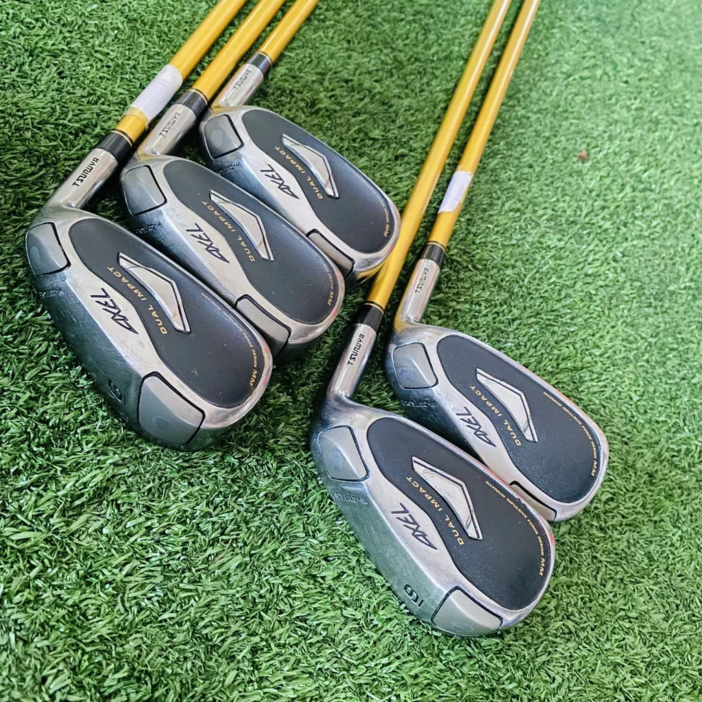 ชุดเหล็ก Tsuruya Axel Dual Impact Z Mm R Flex 👍หน้าไม้Dual Impact Theory ไม่ใช้แรงเยอะได้ระยะดี⛳🔥 ชุดเหล็ก Tsuruya Axel Dual Impact Z Mm R Flex 👍หน้าไม้Dual Impact Theory ไม่ใช้แรงเยอะได้ระยะดี⛳🔥