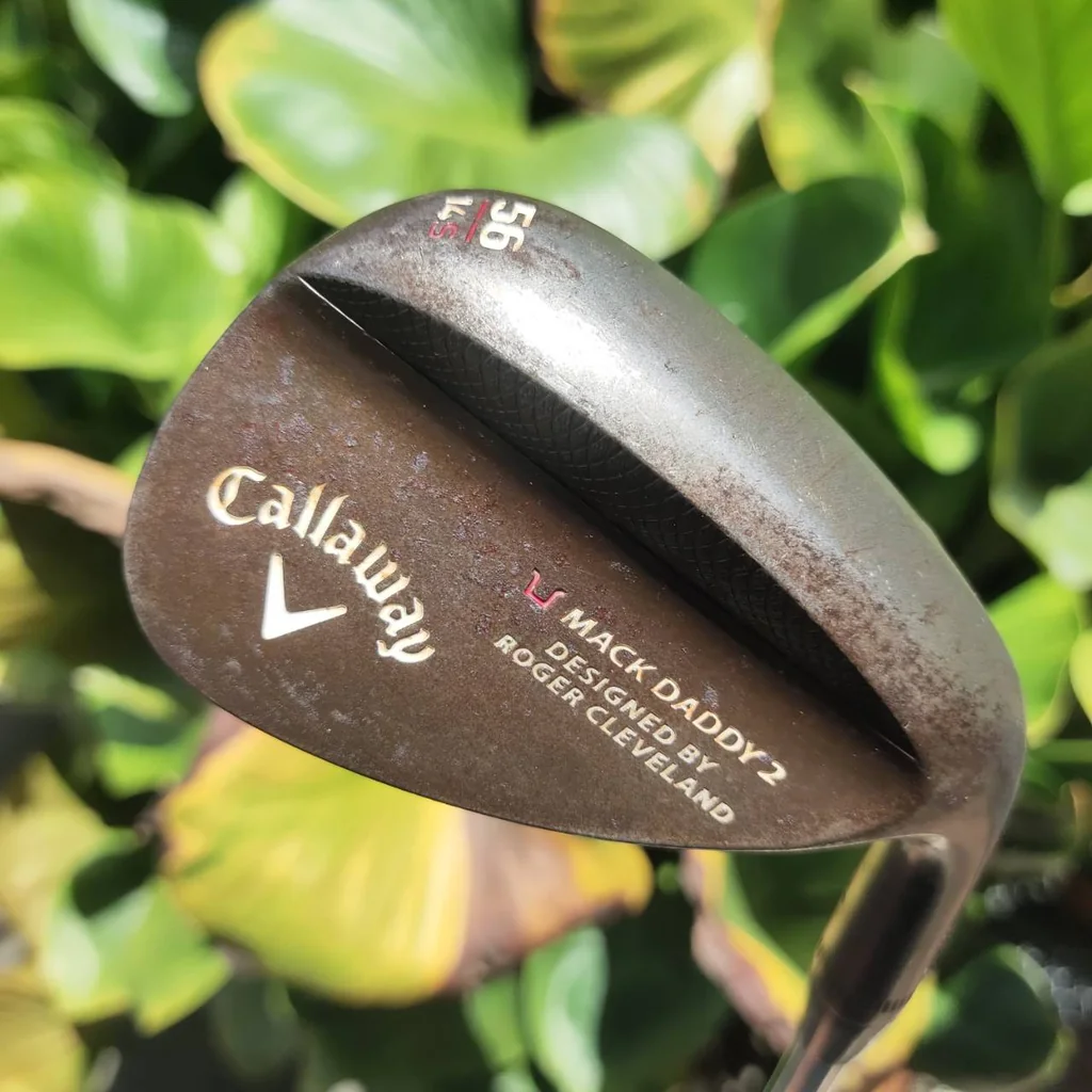 WEDGE Callaway Mack Daddy 2 56°-14° S-Grind (Rusty/Slate Finish) ออกแบบโดย Roger Cleveland WEDGE Callaway Mack Daddy 2 56°-14° S-Grind (Rusty/Slate Finish) ออกแบบโดย Roger Cleveland