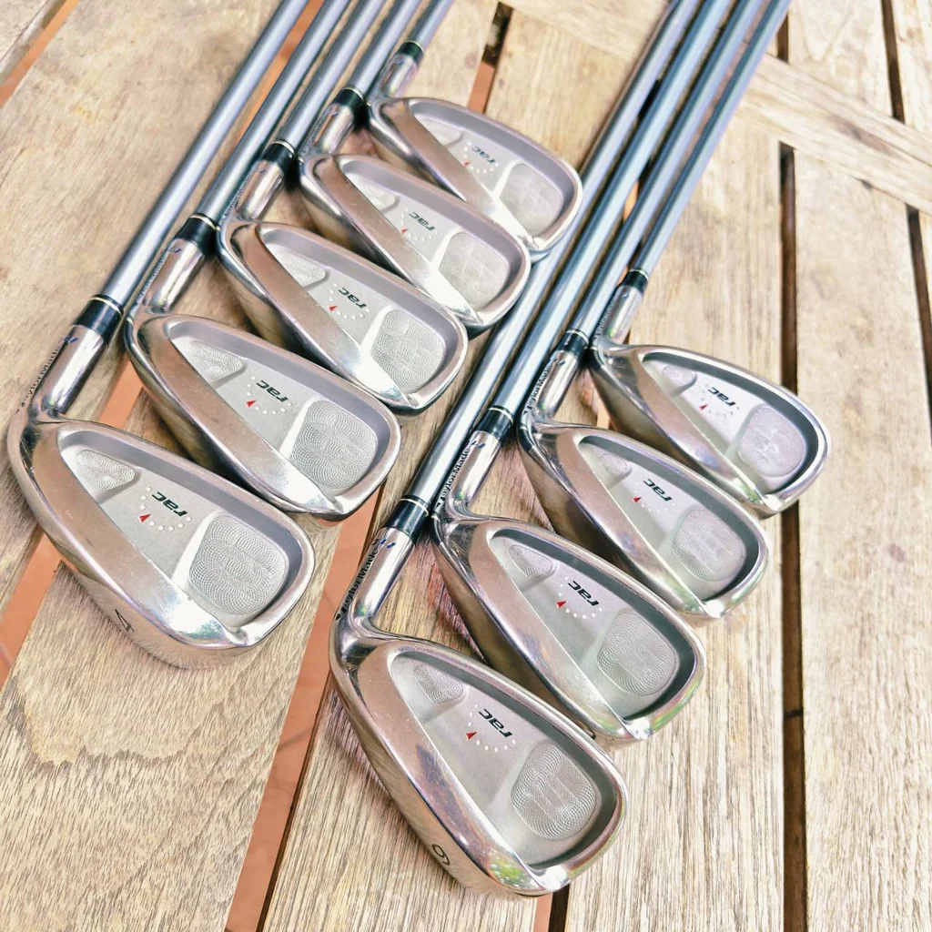 IRON SET TaylorMade rac HT ชุดเหล็กหน้าเด้งพิมพ์นิยม วิถีลูกลอยสูง High Trajectory ตีง่าย สบายมือ
