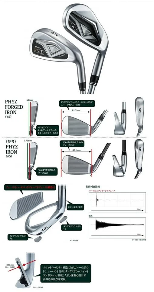 ชุดเหล็ก TOURSTAGE PHYZ FORGED UPER PREMIUM สูงสุดของแบรนด์ ตีไกล นุ่มจัดๆ ชุดเหล็ก TOURSTAGE PHYZ FORGED UPER PREMIUM สูงสุดของแบรนด์ ตีไกล นุ่มจัดๆ