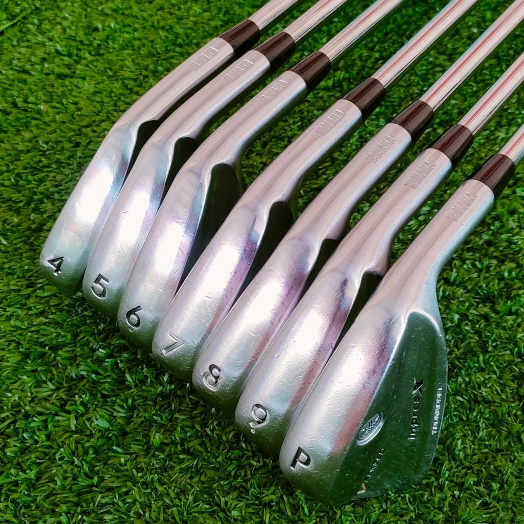 ชุดเหล็ก YAMAHA INPRES X V FORGED Tour Model สุดยอดเหล็ก FORGED S20C จาก Endo ไม้กอล์ฟมือสอง ของแท้ BY NakaraLuxurious ชุดเหล็ก YAMAHA INPRES X V FORGED Tour Model สุดยอดเหล็ก FORGED S20C จาก Endo ไม้กอล์ฟมือสอง ของแท้ BY NakaraLuxurious
