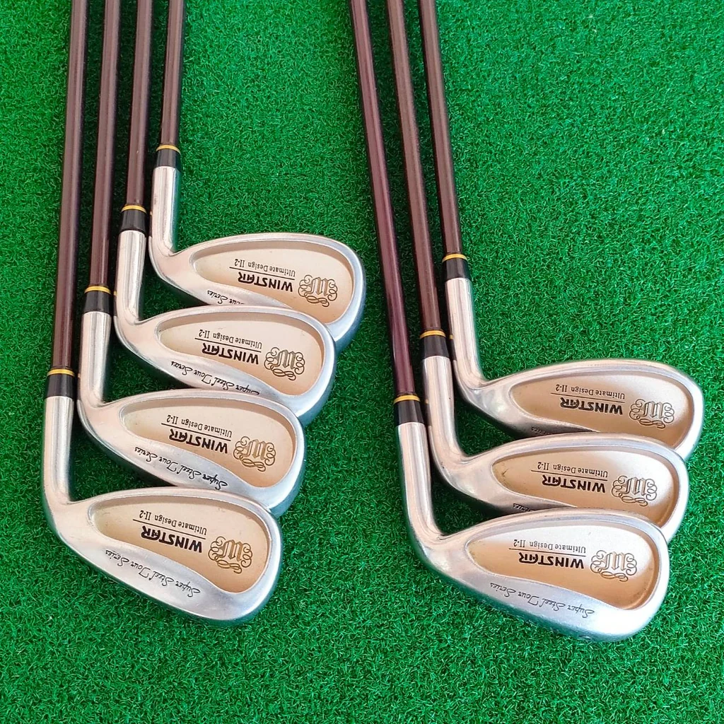 *** ไม้กอล์ฟสำหรับผู้หญิง *** ชุดเหล็ก WINSTAR ULTIMATE DESIGN II-2 มีเหล็ก 5-9 เเละ PW SW ก้าน WINSTAR FLEX L สวยพรีเมี่ยม ดิมๆทั้งชุด ตีง่าย ก้านเบา ระยะดีครับ *** ไม้กอล์ฟสำหรับผู้หญิง *** ชุดเหล็ก WINSTAR ULTIMATE DESIGN II-2 มีเหล็ก 5-9 เเละ PW SW ก้าน WINSTAR FLEX L สวยพรีเมี่ยม ดิมๆทั้งชุด ตีง่าย ก้านเบา ระยะดีครับ
