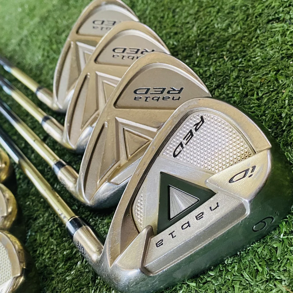🔥IRON SET PRGR iD NABLA RED (GOLD EDITION) 🏆ของใหม่ชุดนี้ที่ญี่ปุ่นแพงมากๆ ตีดีมากก มีแผ่นหน้าเด้ง 🔥IRON SET PRGR iD NABLA RED (GOLD EDITION) 🏆ของใหม่ชุดนี้ที่ญี่ปุ่นแพงมากๆ ตีดีมากก มีแผ่นหน้าเด้ง