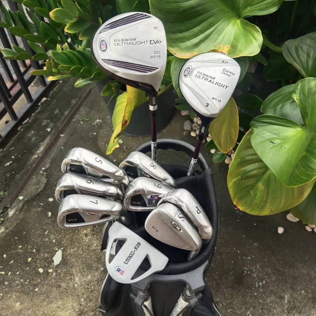 ไม้กอล์ฟเด็กครบชุด US Kids Golf Ultralight DV1 WT-15 รุ่น 54" ชุดใหญ่ 10 ชิ้น!!! ไม้กอล์ฟเด็กครบชุด US Kids Golf Ultralight DV1 WT-15 รุ่น 54" ชุดใหญ่ 10 ชิ้น!!!