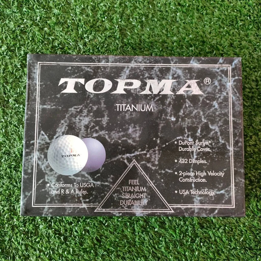 ลูกกอล์ฟ TOPMA TITANIUM ลูกกอล์ฟไทเทเนี่ยมตีไกลสุดๆ ของใหม่เลย มีโหลเดียวครับ!!! มือหนึ่ง ของแท้ BY NakaraLuxurious ลูกกอล์ฟ TOPMA TITANIUM ลูกกอล์ฟไทเทเนี่ยมตีไกลสุดๆ ของใหม่เลย มีโหลเดียวครับ!!! มือหนึ่ง ของแท้ BY NakaraLuxurious