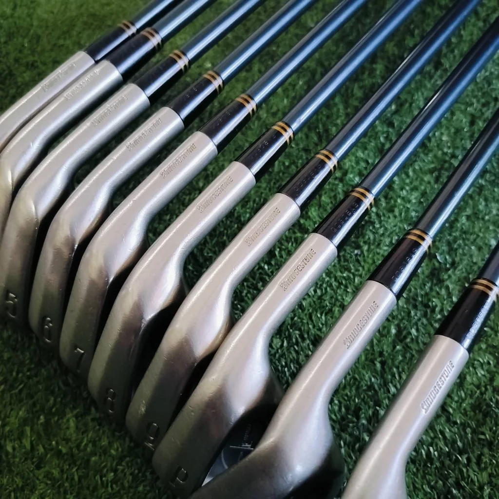 ชุดเหล็ก BRIDGESTONE JOE MODEL เหล็ก FORGED CAVITY พรีเมี่ยมญี่ปุ่น มีเหล็ก 3 - 9 PW AW SW ชุดใหญ่ 10 ชิ้น!!! ไม้กอล์ฟพรีเมี่ยมมือสอง ของแท้ By NakaraLuxurious ชุดเหล็ก BRIDGESTONE JOE MODEL เหล็ก FORGED CAVITY พรีเมี่ยมญี่ปุ่น มีเหล็ก 3 - 9 PW AW SW ชุดใหญ่ 10 ชิ้น!!! ไม้กอล์ฟพรีเมี่ยมมือสอง ของแท้ By NakaraLuxurious