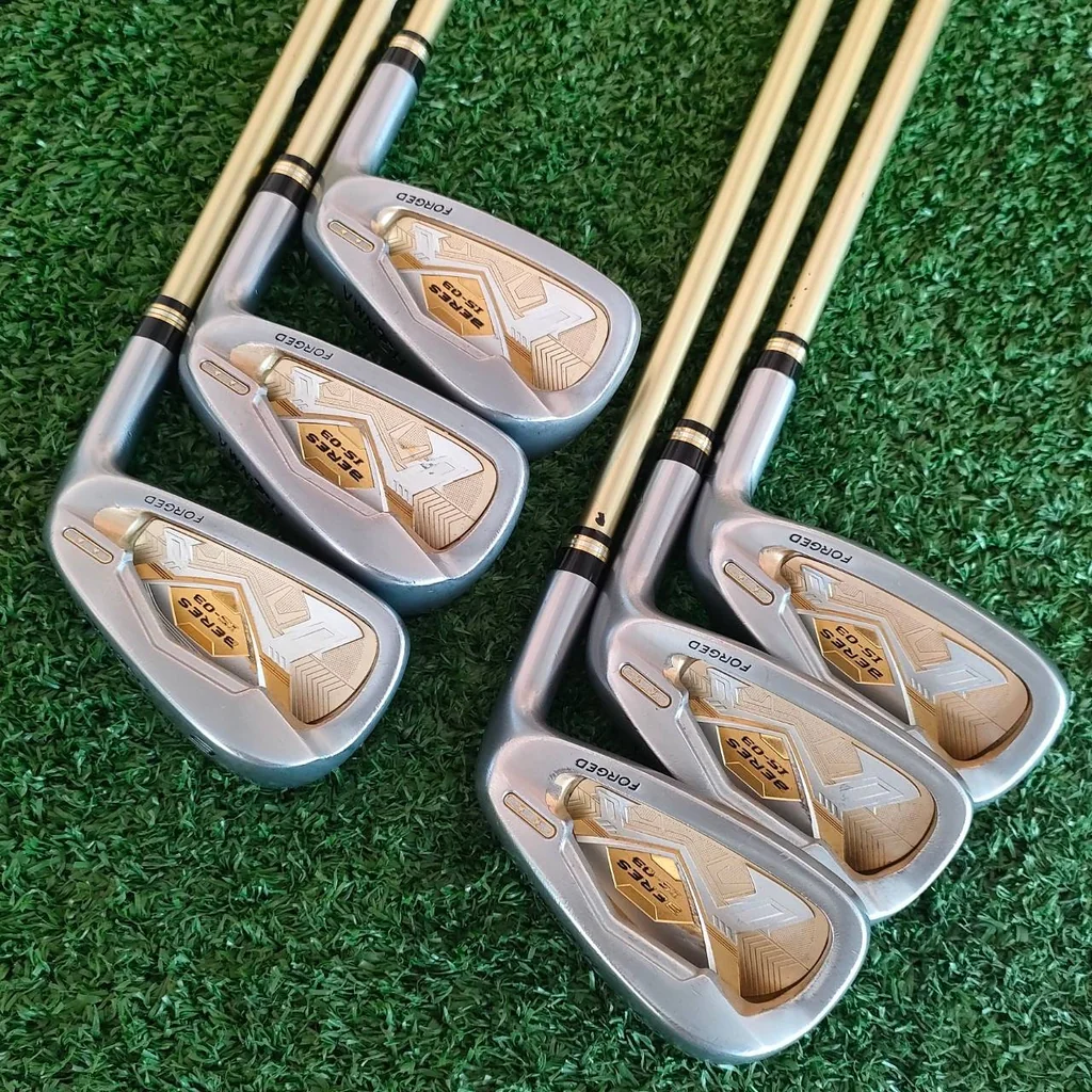 ชุดเหล็ก HONMA BERES IS-03 FORGED มีเหล็ก 6 7 8 9 10 11 ก้าน ARMRQ8 ก้านระดับ 2 ดาว ** FLEX R ชุดเหล็ก FORGED CAVITY สุดยอดพรีเมี่ยม จาก JAPAN SAKATA เป็นชุดเหล็กหน้าเด้ง!! ไม้กอล์ฟมือสอง ของแท้ BY NakaraLuxurious