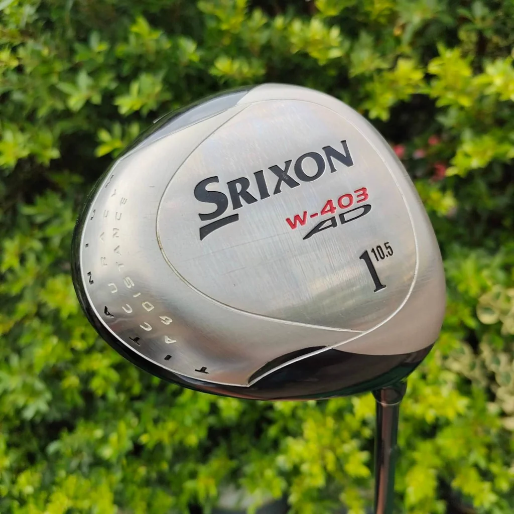 DRIVER SRIXON W-403 AD องศา 10.5 ก้าน SRIXON SV-3000 FLEX S วัสดุเบต้าไทเทเนี่ยม พรีเมี่ยมญี่ปุ่น หน้าเด้ง เน้นตีไกลจัด และตรงจัด ACCURACY & DISTANCE ใส่กริพ IOMIC ไม้กอล์ฟมือสอง ของแท้ BY NakaraLuxurious DRIVER SRIXON W-403 AD องศา 10.5 ก้าน SRIXON SV-3000 FLEX S วัสดุเบต้าไทเทเนี่ยม พรีเมี่ยมญี่ปุ่น หน้าเด้ง เน้นตีไกลจัด และตรงจัด ACCURACY & DISTANCE ใส่กริพ IOMIC ไม้กอล์ฟมือสอง ของแท้ BY NakaraLuxurious