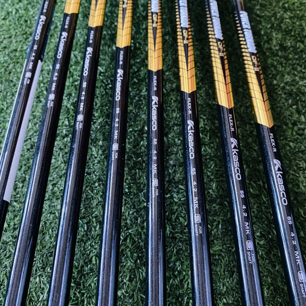 ชุดเหล็ก KASCO POWERTORNADO DF-II (IRON SET 5, 6, 7, 8, 9, P, A, S) ก้านกราไฟต์เดิมๆ FLEX R💛🔥 ชุดเหล็ก KASCO POWERTORNADO DF-II (IRON SET 5, 6, 7, 8, 9, P, A, S) ก้านกราไฟต์เดิมๆ FLEX R💛🔥