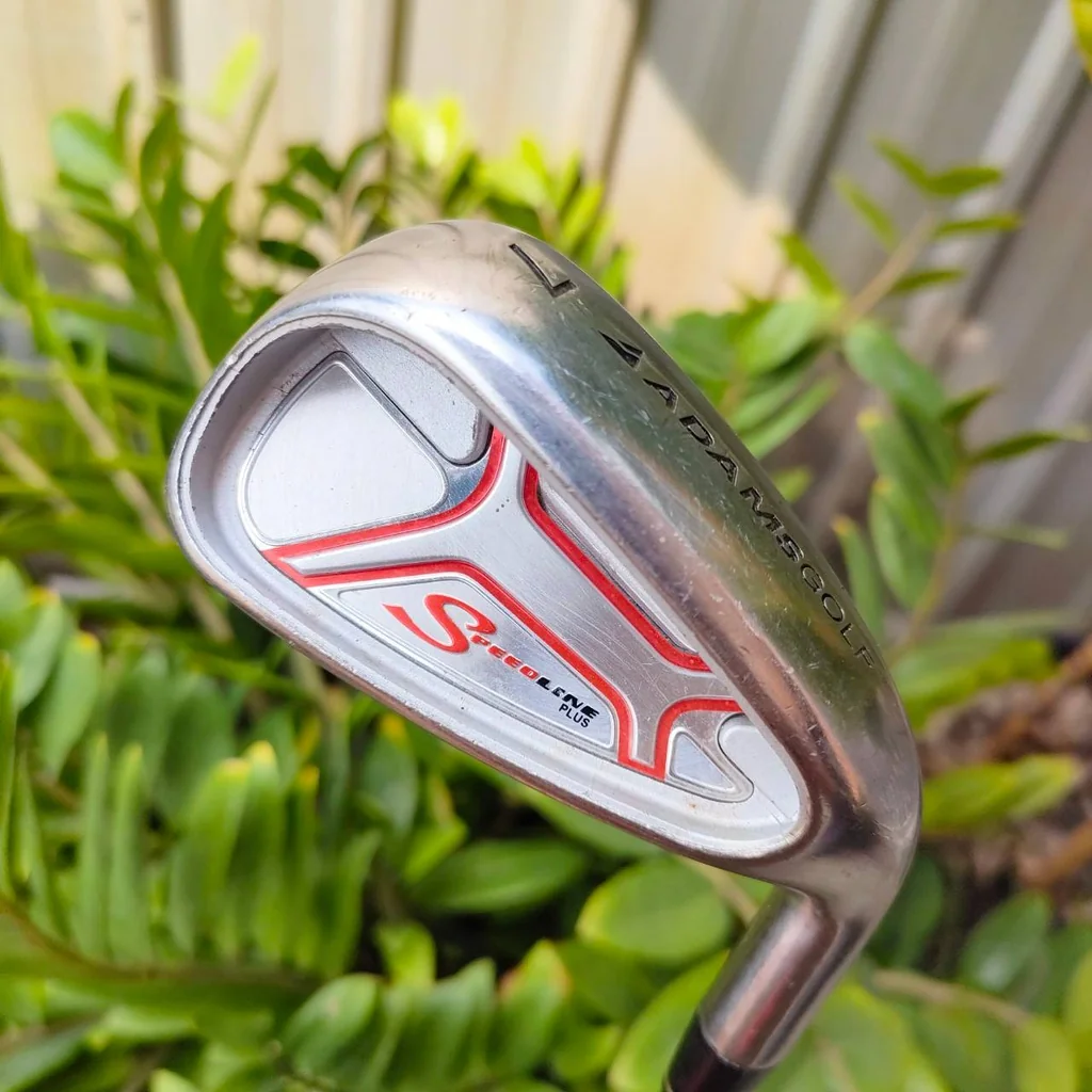 เหล็ก 7 ADAMSGOLF SPEEDLINE PLUS ก้าน ADAMSGOLF SPEEDLINE เป็นเหล็กที่ตีง่ายมาก ได้ระยะ และวัสดุดีมาก แบรนด์ ADAMS ไม้กอล์ฟพรีเมี่ยมมือสอง By NakaraLuxurious เหล็ก 7 ADAMSGOLF SPEEDLINE PLUS ก้าน ADAMSGOLF SPEEDLINE เป็นเหล็กที่ตีง่ายมาก ได้ระยะ และวัสดุดีมาก แบรนด์ ADAMS ไม้กอล์ฟพรีเมี่ยมมือสอง By NakaraLuxurious