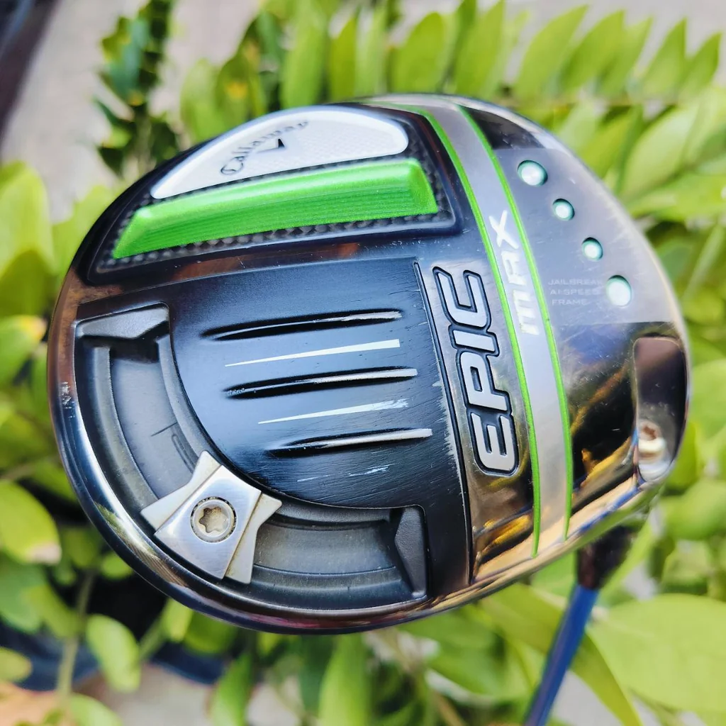 Driver Callaway EPIC MAX องศา 10.5 เทคโนโลยี ล้ำสมัย Jailbreak Speed A.I. Frame ก้าน FUJIKURA SPEEDER NX BLUE 40R แค่ก้านก็เป็นหมื่นแล้ว ไม้กอล์ฟพรีเมี่ยมมือสอง ของแท้ By NakaraLuxurious Driver Callaway EPIC MAX องศา 10.5 เทคโนโลยี ล้ำสมัย Jailbreak Speed A.I. Frame ก้าน FUJIKURA SPEEDER NX BLUE 40R แค่ก้านก็เป็นหมื่นแล้ว ไม้กอล์ฟพรีเมี่ยมมือสอง ของแท้ By NakaraLuxurious
