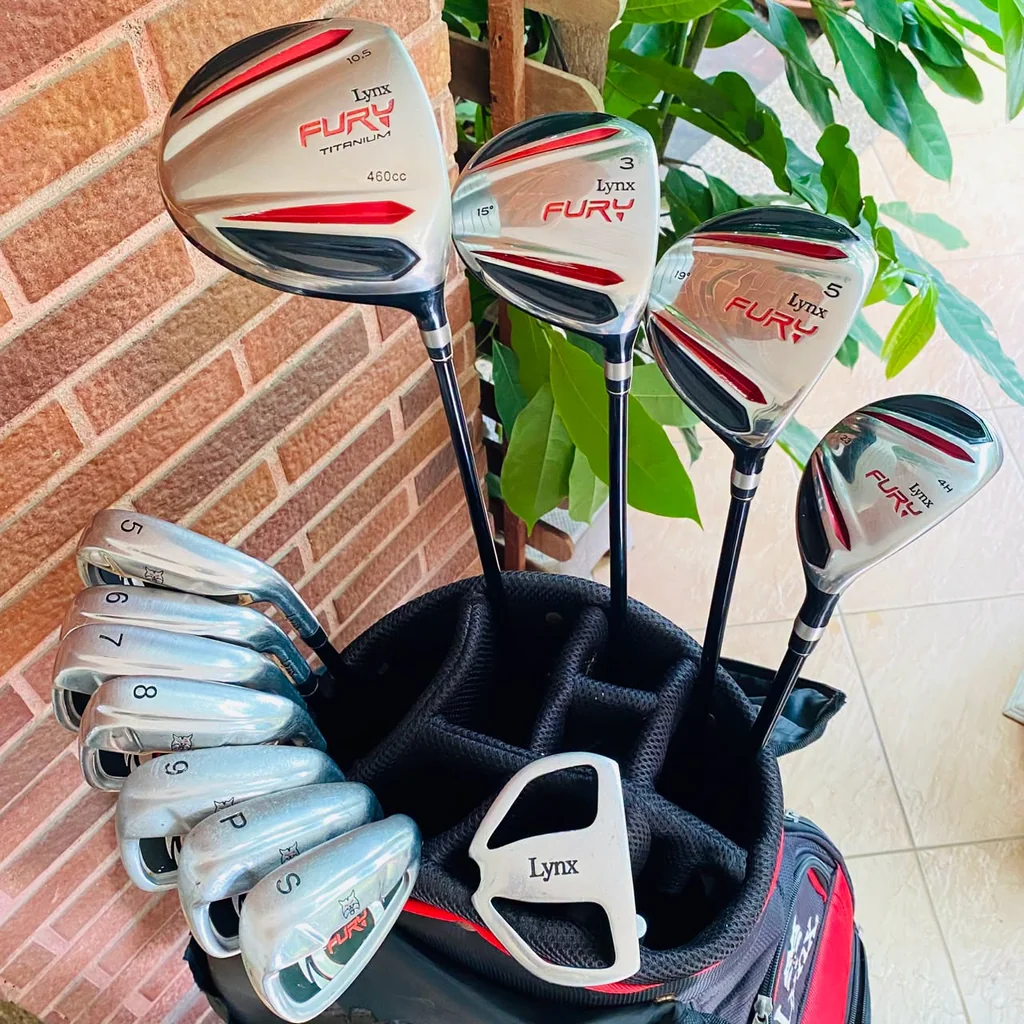 Full Set Lynx FURY ครบชุดพร้อมถุงกอล์ฟ (Driver / 3W / 5W / UT 4H / เหล็ก 5-6-7-8-9-P-S / Putter) Full Set Lynx FURY ครบชุดพร้อมถุงกอล์ฟ (Driver / 3W / 5W / UT 4H / เหล็ก 5-6-7-8-9-P-S / Putter)