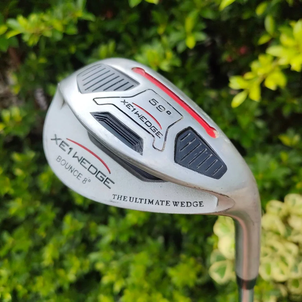 WEDGE XE1 WEDGE THE ULTIMATE SANDWEDGE องศา 59 เบาท์ 8 ก้าน XE1 WEDGE องศาแบบเปิด!! ไม้กอล์ฟมือสอง ของแท้ BY NakaraLuxurious WEDGE XE1 WEDGE THE ULTIMATE SANDWEDGE องศา 59 เบาท์ 8 ก้าน XE1 WEDGE องศาแบบเปิด!! ไม้กอล์ฟมือสอง ของแท้ BY NakaraLuxurious