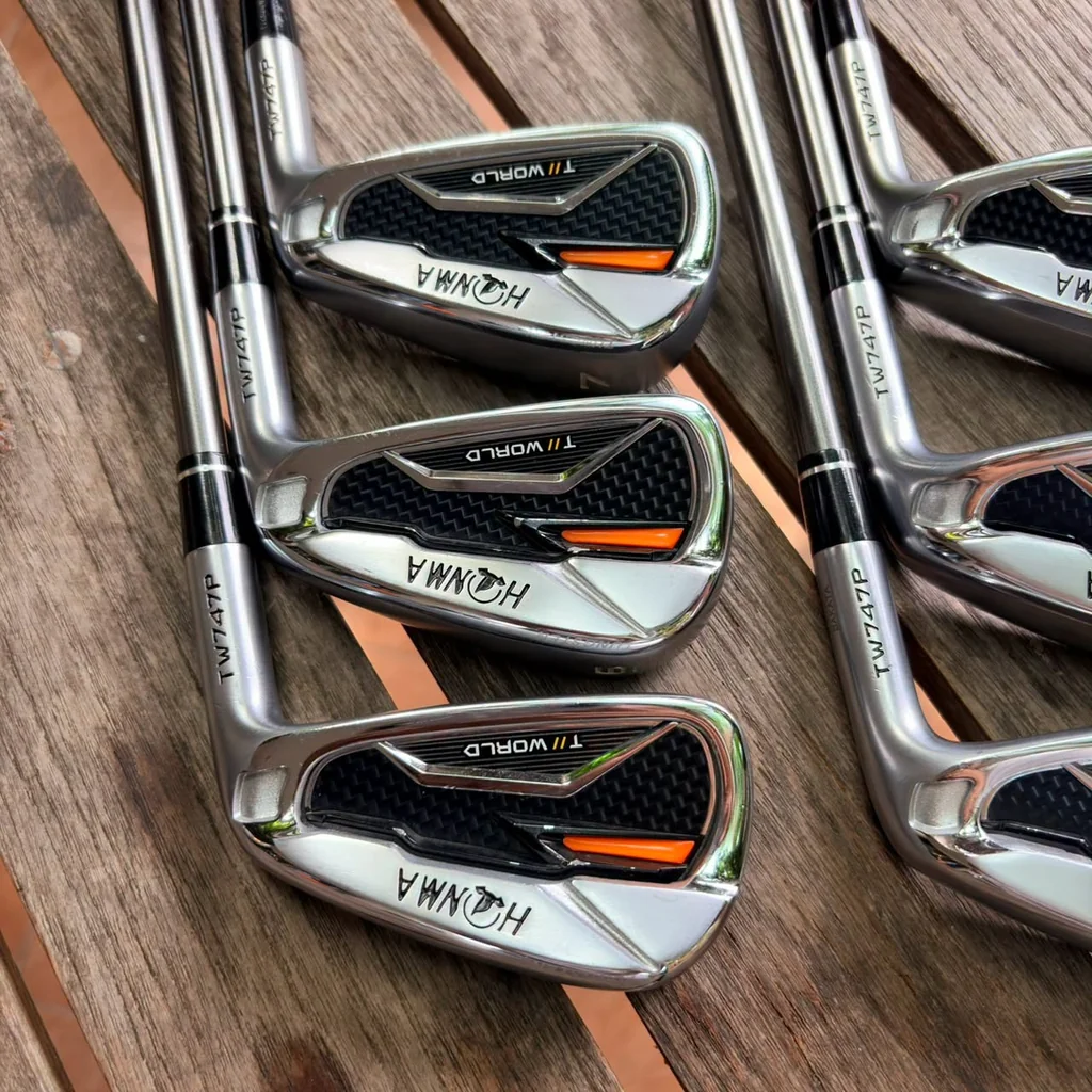 IRON SET HONMA T//WORLD TW747 P งานศิลปะจากซากาตะที่ผสมผสานความหรูหราพรีเมียม IRON SET HONMA T//WORLD TW747 P งานศิลปะจากซากาตะที่ผสมผสานความหรูหราพรีเมียม