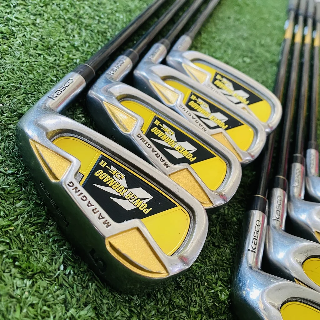 ชุดเหล็ก KASCO POWERTORNADO DF-II (IRON SET 5, 6, 7, 8, 9, P, A, S) ก้านกราไฟต์เดิมๆ FLEX R💛🔥 ชุดเหล็ก KASCO POWERTORNADO DF-II (IRON SET 5, 6, 7, 8, 9, P, A, S) ก้านกราไฟต์เดิมๆ FLEX R💛🔥