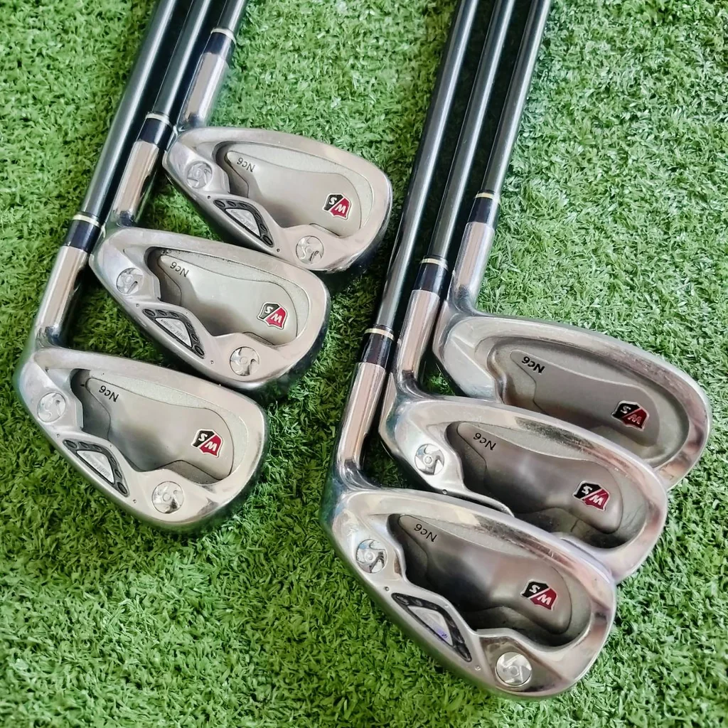 ** ขาดเหล็ก 6 ** ชุดเหล็ก WILSON STAFF Nc6 มีเหล็ก 5 7 8 9 เเละ PW SW ก้านนาโนเทคโนโลยี ผลิตโดย MITSUBISHI FLEX R คุณภาพดีมากๆ ไม้กอล์ฟพรีเมี่ยมมือสอง ของแท้ By NakaraLuxurious ** ขาดเหล็ก 6 ** ชุดเหล็ก WILSON STAFF Nc6 มีเหล็ก 5 7 8 9 เเละ PW SW ก้านนาโนเทคโนโลยี ผลิตโดย MITSUBISHI FLEX R คุณภาพดีมากๆ ไม้กอล์ฟพรีเมี่ยมมือสอง ของแท้ By NakaraLuxurious