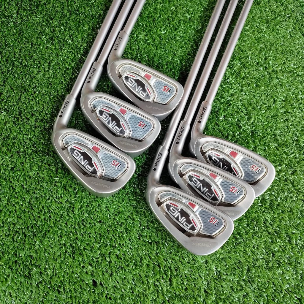 ชุดเหล็ก PING i15 สวยเดิม เหล็ก 5 - 9 และ PW ก้าน TOUR AD TFC 615 I FLEX R สุดยอดก้านพรีเมี่ยมทั้งชุด ไม้กอล์ฟพรีเมี่ยมมือสอง ของแท้ By NAkaraLuxurious