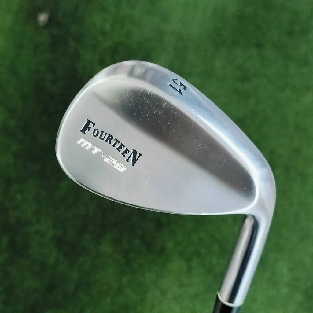 WEDGE FOURTEEN MT28 องศา 51 STANDARD BOUNCE วัสดุ FORGED ที่ดีที่สุดของญี่ปุ่น นุ่มนวล แม่นยำ และ ให้อัตราการสปินที่สูงมาก ตกหยุดๆ ไม้กอล์ฟพรีเมี่ยมมือสอง ของแท้ By NakaraLuxurious WEDGE FOURTEEN MT28 องศา 51 STANDARD BOUNCE วัสดุ FORGED ที่ดีที่สุดของญี่ปุ่น นุ่มนวล แม่นยำ และ ให้อัตราการสปินที่สูงมาก ตกหยุดๆ ไม้กอล์ฟพรีเมี่ยมมือสอง ของแท้ By NakaraLuxurious