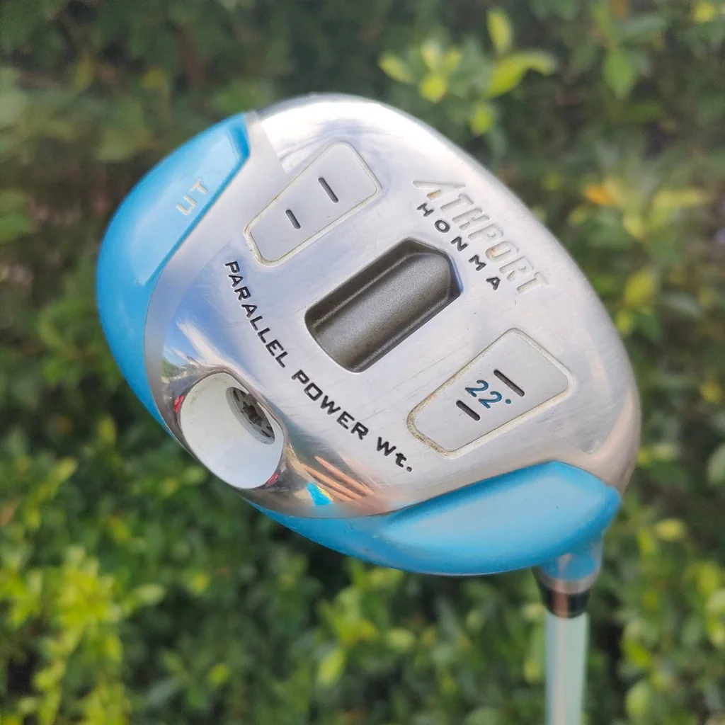 **ไม้กอล์ฟสำหรับผู้หญิง** HYBRID HONMA ATHPORT องศา 22 ก้าน ATHPORT + ARMRQ เป็นไม้กอล์ฟพรีเมี่ยมญี่ปุ่น!! ไม้กอล์ฟมือสอง ของแท้ BY NakaraLuxurious **ไม้กอล์ฟสำหรับผู้หญิง** HYBRID HONMA ATHPORT องศา 22 ก้าน ATHPORT + ARMRQ เป็นไม้กอล์ฟพรีเมี่ยมญี่ปุ่น!! ไม้กอล์ฟมือสอง ของแท้ BY NakaraLuxurious
