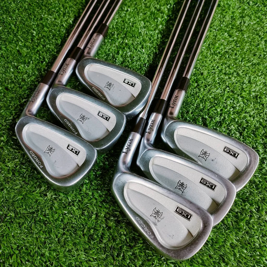 ชุดเหล็ก LYNX LX9 FORGED ก้าน NS PRO 950 FLEX SR กริพ GOLF PRIDE สวยจัดๆ ชดเชยสูง ตีทั้งง่ายและนุ่มนวลให้สปินดีมากๆ ไม้กอล์ฟพรีเมี่ยมมือสอง ของแท้ By NakaraLuxurious ชุดเหล็ก LYNX LX9 FORGED ก้าน NS PRO 950 FLEX SR กริพ GOLF PRIDE สวยจัดๆ ชดเชยสูง ตีทั้งง่ายและนุ่มนวลให้สปินดีมากๆ ไม้กอล์ฟพรีเมี่ยมมือสอง ของแท้ By NakaraLuxurious