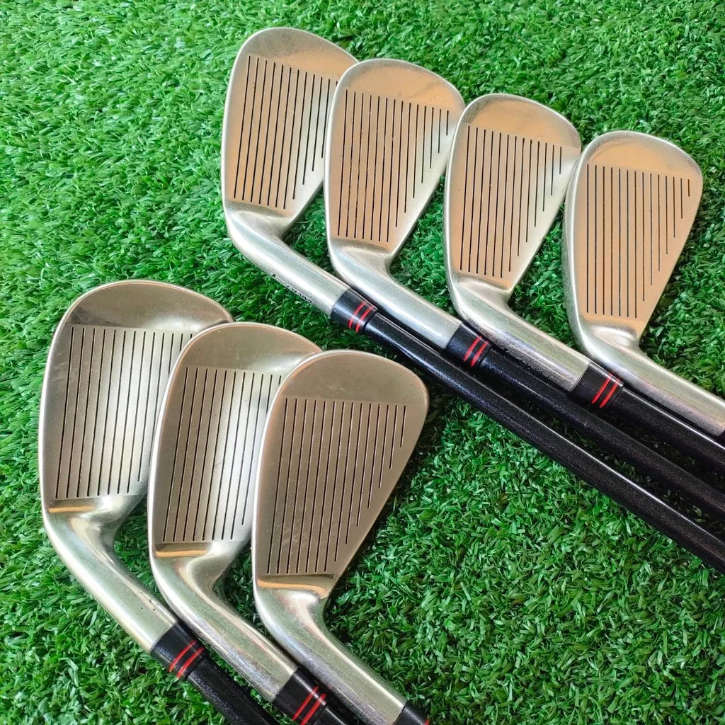** ไม้กอล์ฟสำหรับผู้หญิง ** ชุดเหล็ก T-ZOOM X5 มีเหล็ก 4-8 เเละ PW SW ก้าน MEMORY ACTION FLEX L เหล็ก FORGED CAVITY ทำให้ตีทั้งนุ่ม และตีง่าย ไม้กอล์ฟพรีเมี่ยมมือสอง ของแท้ By NakaraLuxurious ** ไม้กอล์ฟสำหรับผู้หญิง ** ชุดเหล็ก T-ZOOM X5 มีเหล็ก 4-8 เเละ PW SW ก้าน MEMORY ACTION FLEX L เหล็ก FORGED CAVITY ทำให้ตีทั้งนุ่ม และตีง่าย ไม้กอล์ฟพรีเมี่ยมมือสอง ของแท้ By NakaraLuxurious
