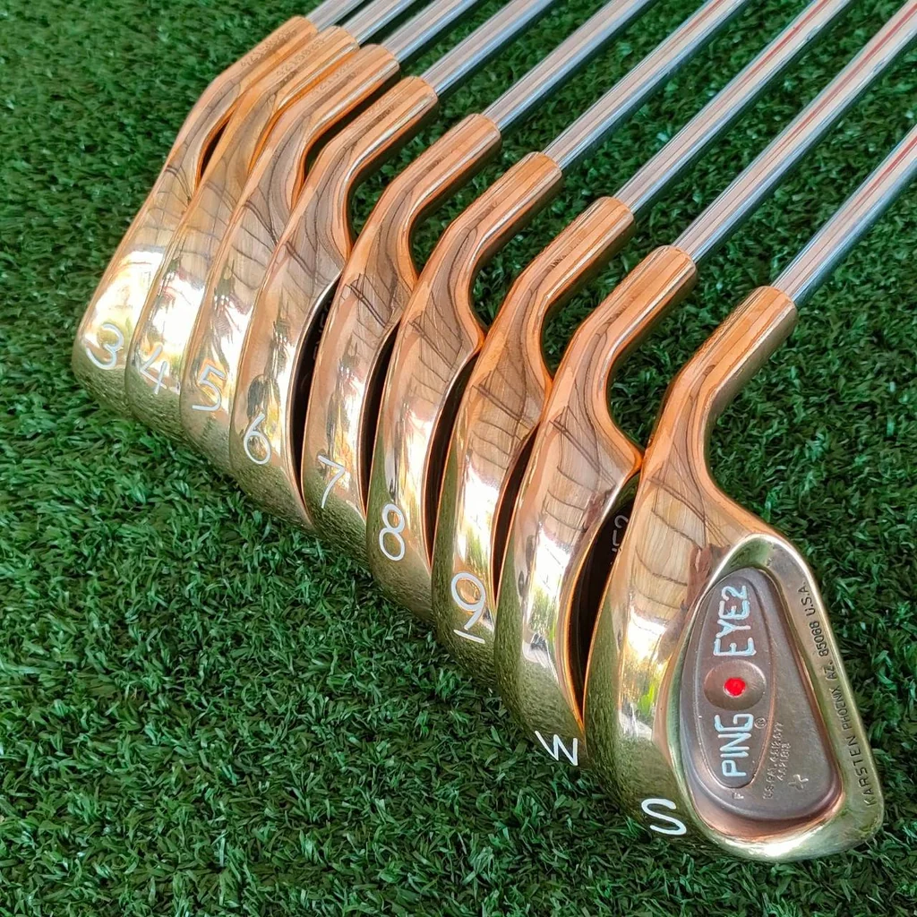 ชุดเหล็ก PING EYE2 จุดส้ม มีเหล็ก 3-9 เเละ PW SW ครบ, ทองแดง BECU BERYLLIUM COPPER เป็นสุดยอดวัสดุที่หาไม่ได้ในปัจจุบัน และร่องเป็นร่อง U คมมาก!! ไม้กอล์ฟมือสอง ของแท้ BY NakaraLuxurious ชุดเหล็ก PING EYE2 จุดส้ม มีเหล็ก 3-9 เเละ PW SW ครบ, ทองแดง BECU BERYLLIUM COPPER เป็นสุดยอดวัสดุที่หาไม่ได้ในปัจจุบัน และร่องเป็นร่อง U คมมาก!! ไม้กอล์ฟมือสอง ของแท้ BY NakaraLuxurious