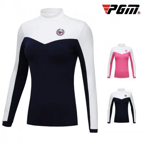 เสื้อนักกอล์ฟหญิงแขนยาว PGM-YF146 มีสีดำ และชมพู เสื้อนักกอล์ฟหญิงแขนยาว PGM-YF146 มีสีดำ และชมพู