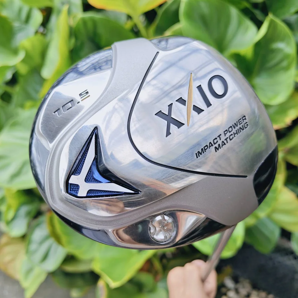 Driver XXIO6 เทคโนโลยี Face: Cup Face + variable thickness → เพิ่ม ball speed และ distance