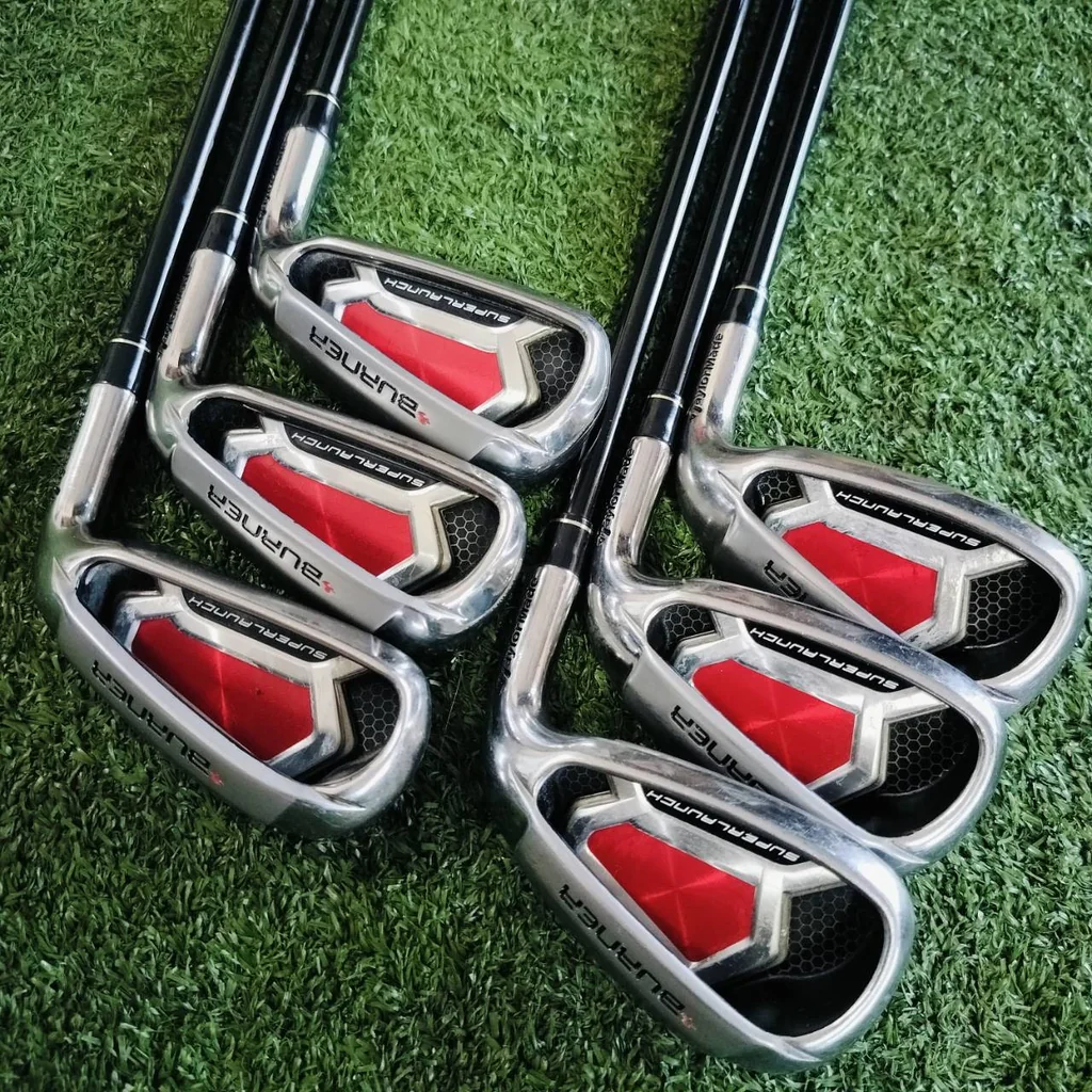 ชุดเหล็ก TAYLORMADE BURNER SUPERLAUNCH เป็นชุดเหล็กที่ตีง่ายมากที่สุด ตีสนุกมากที่สุดเลยค่ะ ก้าน FUBUKI 50 FLEX R มีเหล็ก 5 6 7 8 9 PW ไม้กอล์ฟพรีเมี่ยมมือสอง ของแท้ By NakaraLuxurious ชุดเหล็ก TAYLORMADE BURNER SUPERLAUNCH เป็นชุดเหล็กที่ตีง่ายมากที่สุด ตีสนุกมากที่สุดเลยค่ะ ก้าน FUBUKI 50 FLEX R มีเหล็ก 5 6 7 8 9 PW ไม้กอล์ฟพรีเมี่ยมมือสอง ของแท้ By NakaraLuxurious