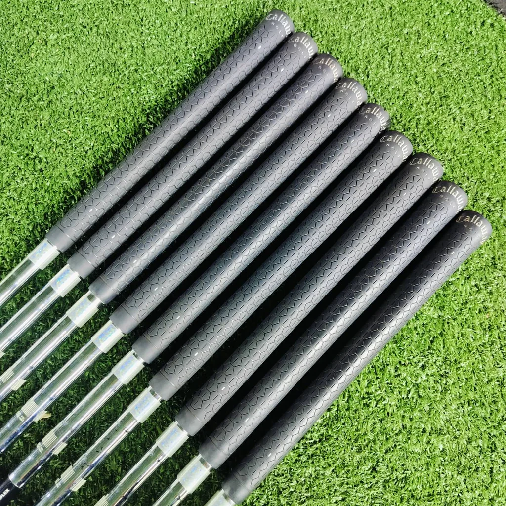 *มีตำหนิเพลทด้านหลังแตก* ชุดเหล็กหน้าเด้ง Callaway FUSION ตัวท๊อป มีแผ่นหน้าเด้งอีกชั้นที่หน้าไม้ ก้าน NS PRO 950 UNI FLEX ก้านเหล็กเบา ตีสบาย และแม่นยำ *** แค่ก้านก็คุ้มเกินคุ้มแล้ว *** ไม้กอล์ฟพรีเมี่ยมมือสอง ของแท้ By NakaraLuxurious *มีตำหนิเพลทด้านหลังแตก* ชุดเหล็กหน้าเด้ง Callaway FUSION ตัวท๊อป มีแผ่นหน้าเด้งอีกชั้นที่หน้าไม้ ก้าน NS PRO 950 UNI FLEX ก้านเหล็กเบา ตีสบาย และแม่นยำ *** แค่ก้านก็คุ้มเกินคุ้มแล้ว *** ไม้กอล์ฟพรีเมี่ยมมือสอง ของแท้ By NakaraLuxurious
