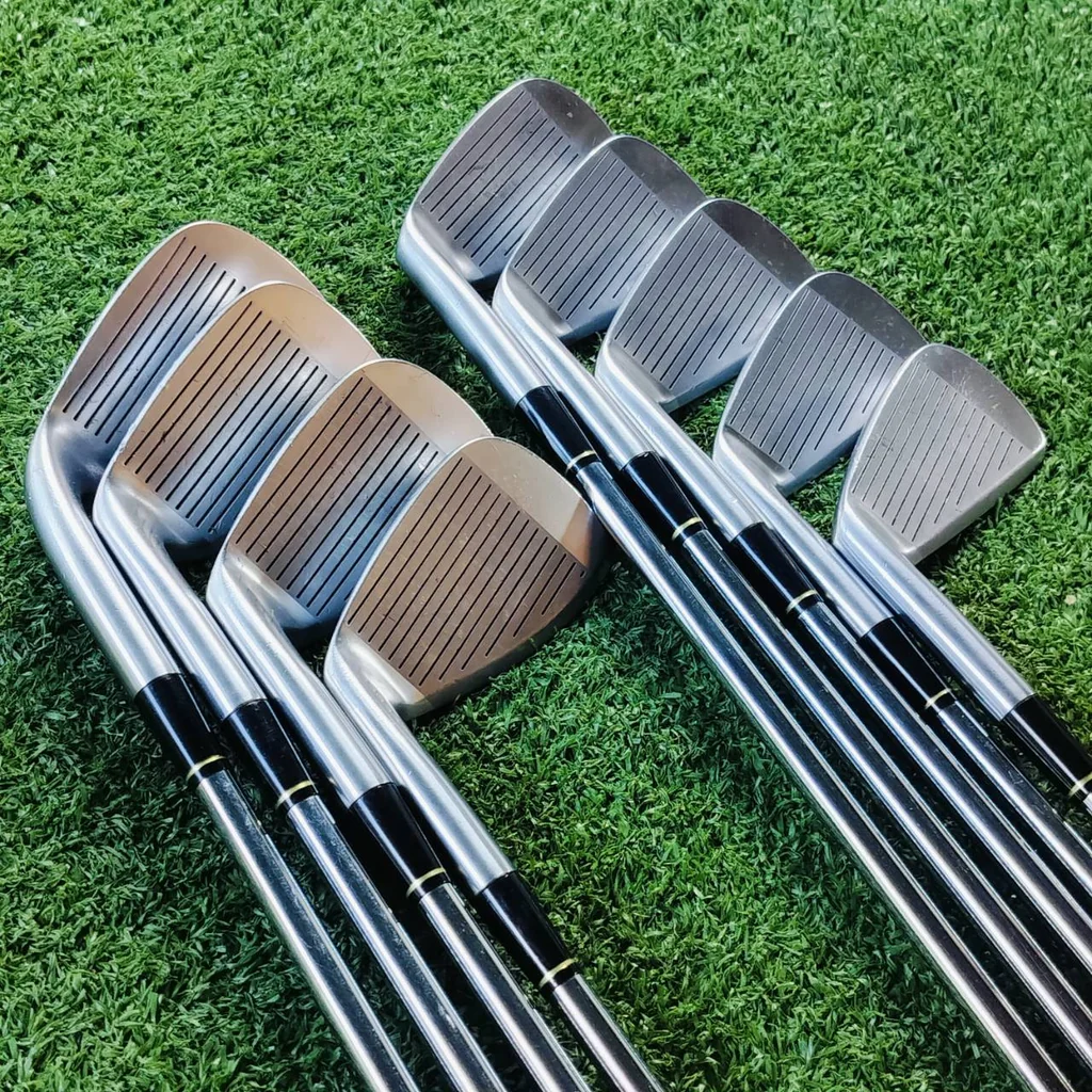 ชุดเหล็ก HONMA CL-708 MADE IN JAPAN SAKATA ก้านเหล็ก HONMA เดิมหมด FLEX R1 มีเหล็ก 4 5 6 7 8 9 10 11 SW เป็นชุดใหญ่ 9 ชิ้น มีถึงเหล็ก11 สภาพสวยเดิมอย่างดี วัสดุพรีเมี่ยม ไม้กอล์ฟพรีเมี่ยมมือสอง ของแท้ By NakaraLuxurious ชุดเหล็ก HONMA CL-708 MADE IN JAPAN SAKATA ก้านเหล็ก HONMA เดิมหมด FLEX R1 มีเหล็ก 4 5 6 7 8 9 10 11 SW เป็นชุดใหญ่ 9 ชิ้น มีถึงเหล็ก11 สภาพสวยเดิมอย่างดี วัสดุพรีเมี่ยม ไม้กอล์ฟพรีเมี่ยมมือสอง ของแท้ By NakaraLuxurious