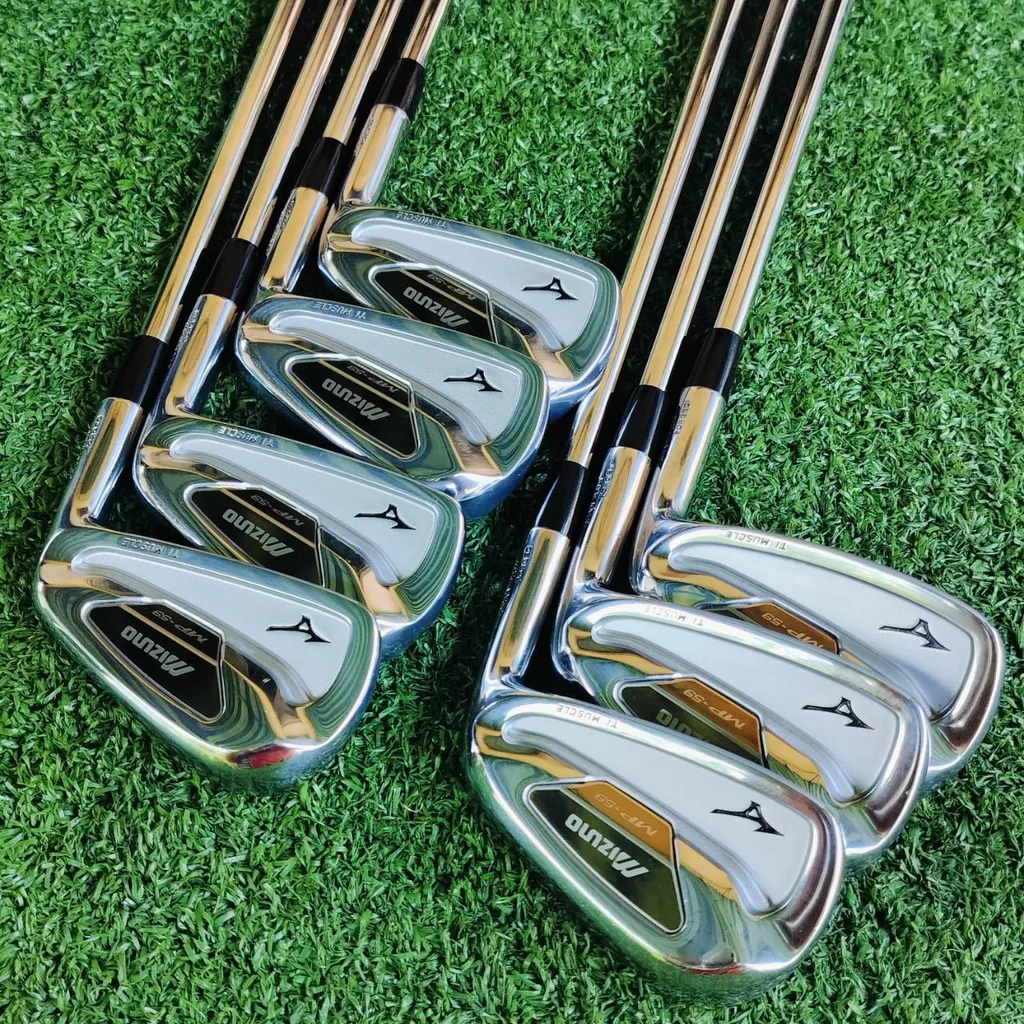 ชุดเหล็ก MIZUNO MP59 สภาพสวยนางฟ้า Grain Flow Forging สุดพิเศษ ผสมกับเทคโนโลยี Titanium ตีได้ไกลมากขึ้น และได้ Feeling ที่ดีขึ้น ไม้กอล์ฟพรีเมี่ยมญี่ปุ่นมือสอง ของแท้ By NakaraLuxurious ชุดเหล็ก MIZUNO MP59 สภาพสวยนางฟ้า Grain Flow Forging สุดพิเศษ ผสมกับเทคโนโลยี Titanium ตีได้ไกลมากขึ้น และได้ Feeling ที่ดีขึ้น ไม้กอล์ฟพรีเมี่ยมญี่ปุ่นมือสอง ของแท้ By NakaraLuxurious