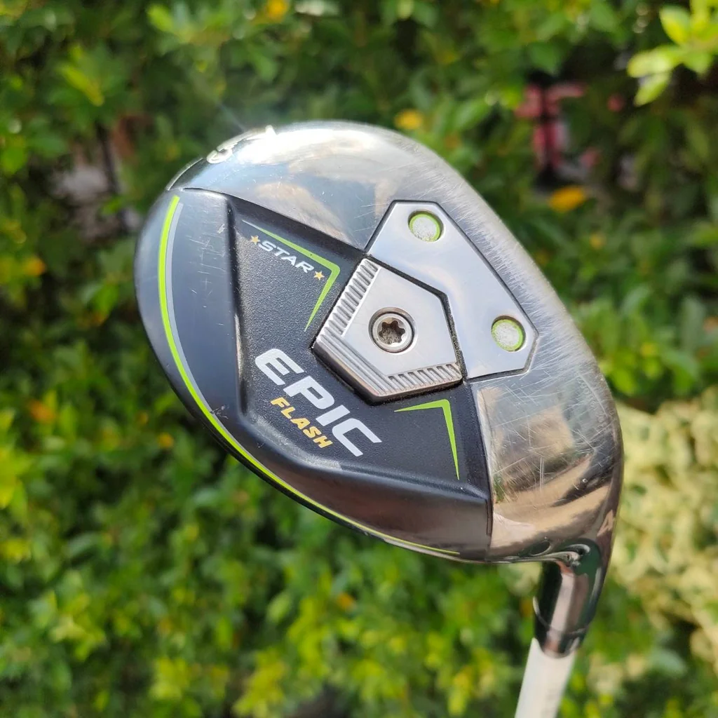 HYBRID 4 CALLAWAY EPIC FLASH STAR ก้าน FUJIKURA SPEEDER 569 EVOLUTION V FLEX R มาพร้อม COVER เดิม ตีดีแบบจัด!! ไม้กอล์ฟมือสอง ของแท้ BY NakaraLuxurious