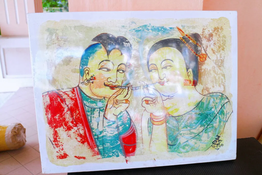 ภาพวาด ปู่ม่าน ย่าม่าน วัดภูมินทร์ ภาพวาด ปู่ม่าน ย่าม่าน วัดภูมินทร์