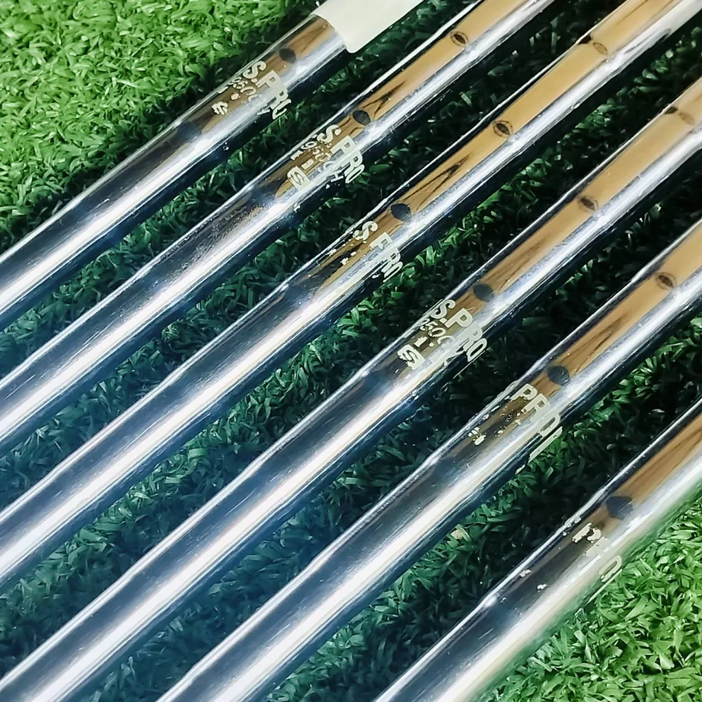 ชุดเหล็ก MIZUNO POWER BLADE S-30V มีเหล็ก 5 6 7 8 9 PW ก้าน NSPRO 950 FLEX S ก้านเหล็กเบา พรีเมี่ยม เร่งสปีดได้ดี ขนาดใบกำลังดี ไม่ใหญ่ แต่มี CAVITY ช่วยให้ตีง่าย ไม้กอล์ฟพรีเมี่ยมมือสอง ของแท้ By NakaraLuxurious