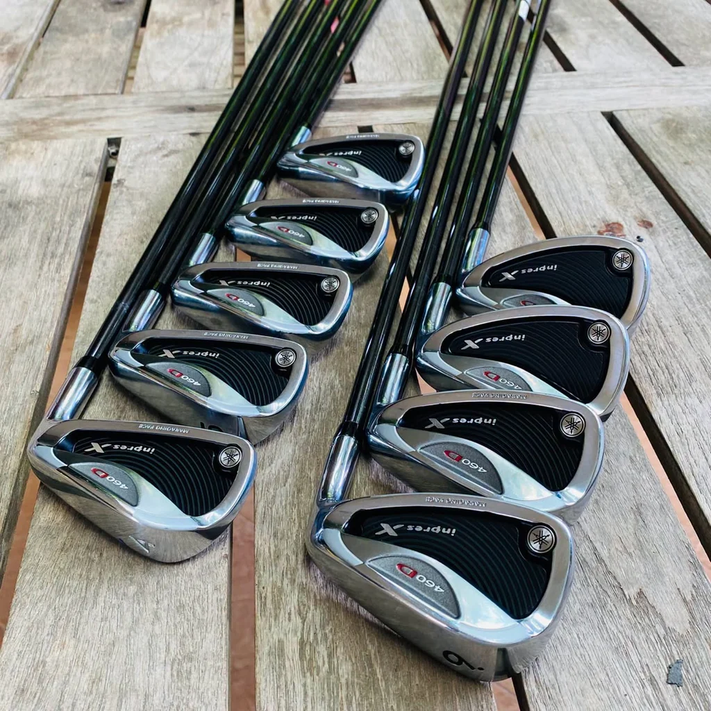 Iron Set Yamaha Inpres X 460D มีเหล็ก 4, 5, 6, 7, 8, 9, P, A, S ก้านกราไฟต์เดิมๆ FLEX R Iron Set Yamaha Inpres X 460D มีเหล็ก 4, 5, 6, 7, 8, 9, P, A, S ก้านกราไฟต์เดิมๆ FLEX R