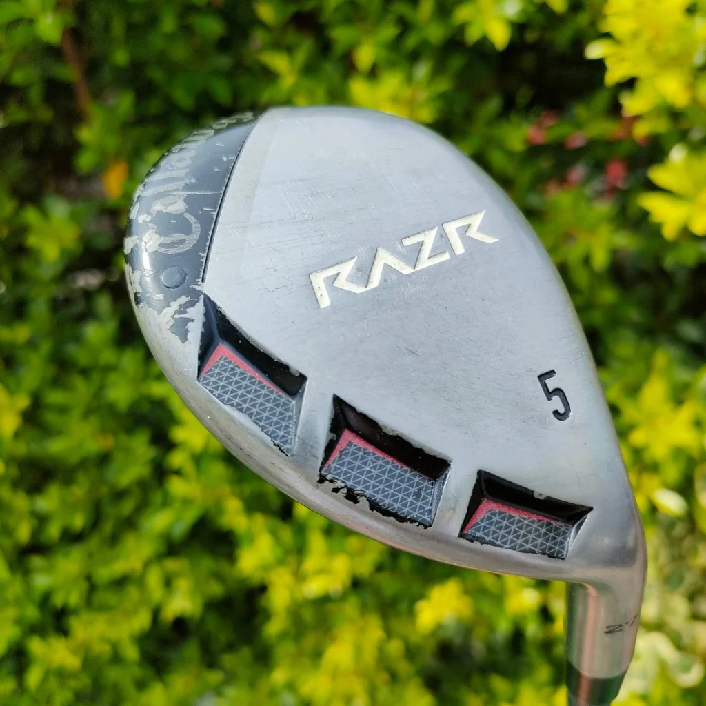 ** ไม้กอล์ฟสำหรับผู้หญิง ** HYBRID 5 CALLAWAY RAZR ก้าน CALLAWAY FLEX W ** หัวไม้มีสีลอก ** , **รับประกันบุบ แตก** รุ่นนี้ตีง่าย และเพิ่มความสนุกในฟีลลิ่งที่ดี ไม้กอล์ฟมือสอง ของแท้ BY NakaraLuxurious ** ไม้กอล์ฟสำหรับผู้หญิง ** HYBRID 5 CALLAWAY RAZR ก้าน CALLAWAY FLEX W ** หัวไม้มีสีลอก ** , **รับประกันบุบ แตก** รุ่นนี้ตีง่าย และเพิ่มความสนุกในฟีลลิ่งที่ดี ไม้กอล์ฟมือสอง ของแท้ BY NakaraLuxurious