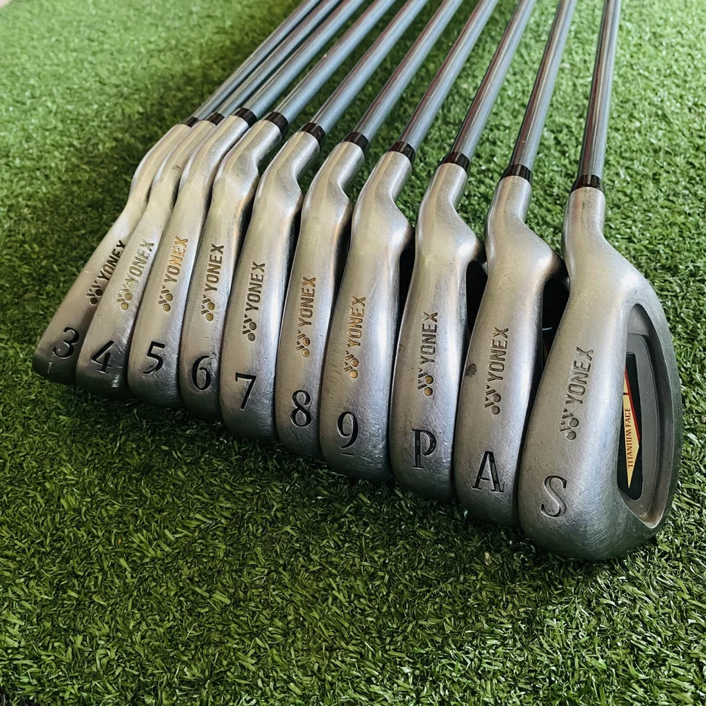 ชุดเหล็ก Yonex NEX King — TITANIUM FACE⛳ พลังเต็มสปีดช่วยท่านที่สวิงไม่แรง ให้ตีได้ระยะตามต้องการ ชุดเหล็ก Yonex NEX King — TITANIUM FACE⛳ พลังเต็มสปีดช่วยท่านที่สวิงไม่แรง ให้ตีได้ระยะตามต้องการ