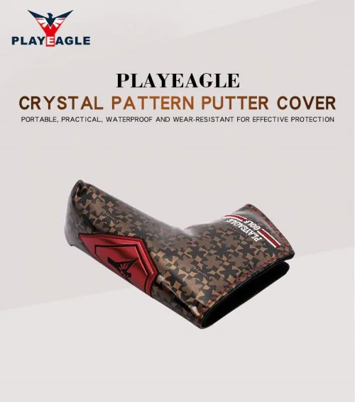 PLAYEAGLE CRYSTAL PATTERN PUTTER COVER MT036 PLAYEAGLE CRYSTAL PATTERN PUTTER COVER MT036