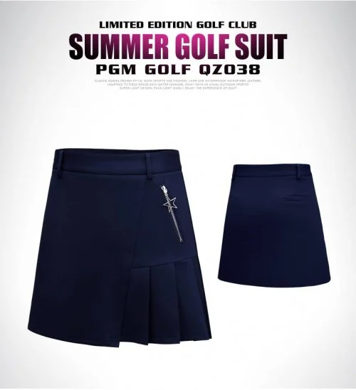 กระโปรงกอล์ฟ PGM QZ038 สีกรม image 2 กระโปรงกอล์ฟ PGM QZ038 สีกรม image 2