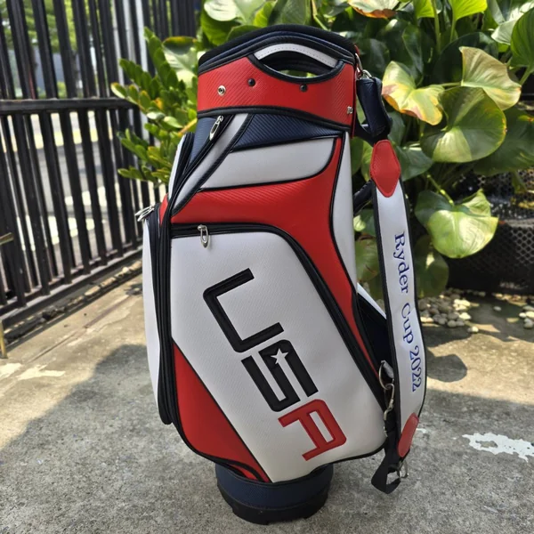 ถุงกอล์ฟ RYDER CUP GOLF BAG 2022 DVM-111 TEAM USA มือสอง สภาพสวยมาก เดิมๆ ใบใหญ่ถุง TOUR image 2 ถุงกอล์ฟ RYDER CUP GOLF BAG 2022 DVM-111 TEAM USA มือสอง สภาพสวยมาก เดิมๆ ใบใหญ่ถุง TOUR image 2
