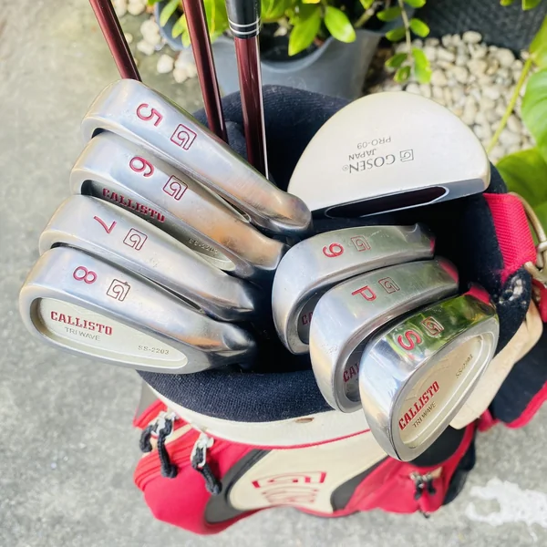 ชุดไม้กอล์ฟผู้หญิง GOSEN JAPAN–CALLISTO TRIWAVE⛳งานญี่ปุ่นแท้ ดีไซน์สวยดูแพง✨น้ำหนักเบาตีง่ายครบชุด🎀 image 4 ชุดไม้กอล์ฟผู้หญิง GOSEN JAPAN–CALLISTO TRIWAVE⛳งานญี่ปุ่นแท้ ดีไซน์สวยดูแพง✨น้ำหนักเบาตีง่ายครบชุด🎀 image 4