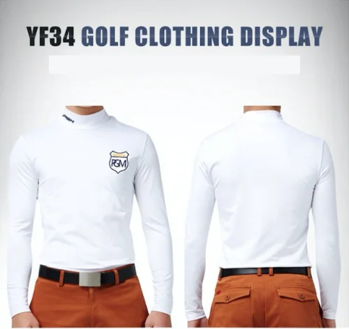 PGM YF034 Long Sleeve Men's Golf Shirt เสื้อกอล์ฟผู้ชายแขนยาวคอเต่า PGM YF034 เนื้อผ้าดี เย็นสบาย ไม่ร้อน ( 1 pcs. ) image 3 PGM YF034 Long Sleeve Men's Golf Shirt เสื้อกอล์ฟผู้ชายแขนยาวคอเต่า PGM YF034 เนื้อผ้าดี เย็นสบาย ไม่ร้อน ( 1 pcs. ) image 3