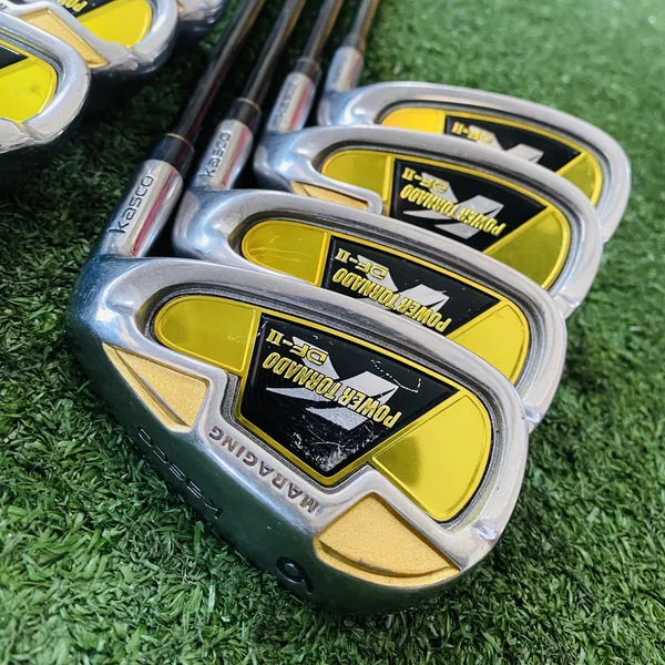 ชุดเหล็ก KASCO POWERTORNADO DF-II (IRON SET 5, 6, 7, 8, 9, P, A, S) ก้านกราไฟต์เดิมๆ FLEX R💛🔥 image 5 ชุดเหล็ก KASCO POWERTORNADO DF-II (IRON SET 5, 6, 7, 8, 9, P, A, S) ก้านกราไฟต์เดิมๆ FLEX R💛🔥 image 5