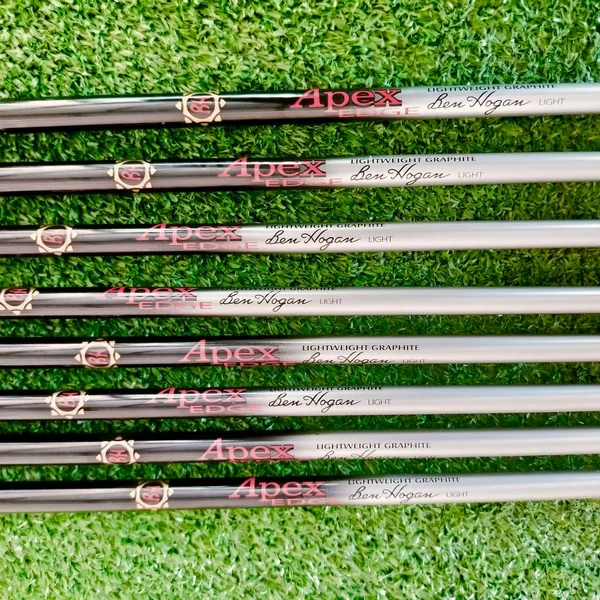  ชุดเหล็ก BEN HOGAN A.H.S. มีเหล็ก 4-9 เเละ PW SW ก้าน APEX EDGE FLEX เป็นสุดยอดชุดเหล็กที่ช่วยอย่างมาก สำหรับท่านที่ไม่มีเวลาฝึกซ้อมมาก เป็นหัว HYBRID ทั้งชุด ไม้กอล์ฟมือสอง ของแท้ BY NakaraLuxurious   image 5