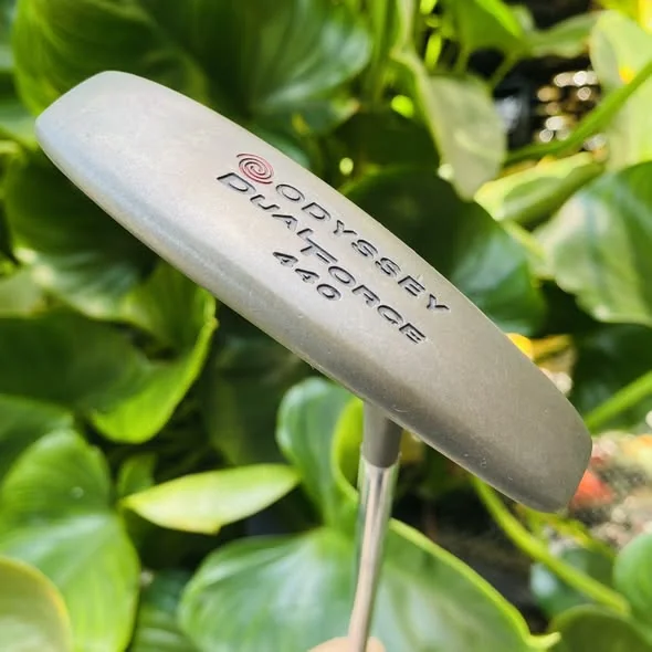 PUTTER ODYSSEY DUAL FORCE 440 ความยาว 34 นิ้ว⛳วินเทจ ช่วยลดแสงสะท้อนขณะเล็งพัตต์ได้ดีกว่าสีเงินเงา image 1 PUTTER ODYSSEY DUAL FORCE 440 ความยาว 34 นิ้ว⛳วินเทจ ช่วยลดแสงสะท้อนขณะเล็งพัตต์ได้ดีกว่าสีเงินเงา image 1