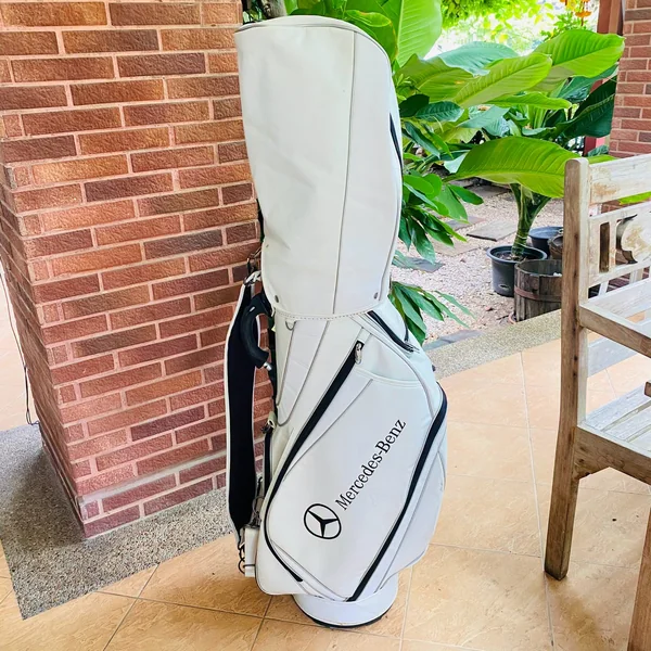 Caddy Bag Mercedes-Benz Premium Cart Bag สีขาวออฟไวท์ / ขนาด 9 นิ้ว สะท้อนความหรูหราเหนือระดับ image 2 Caddy Bag Mercedes-Benz Premium Cart Bag สีขาวออฟไวท์ / ขนาด 9 นิ้ว สะท้อนความหรูหราเหนือระดับ image 2