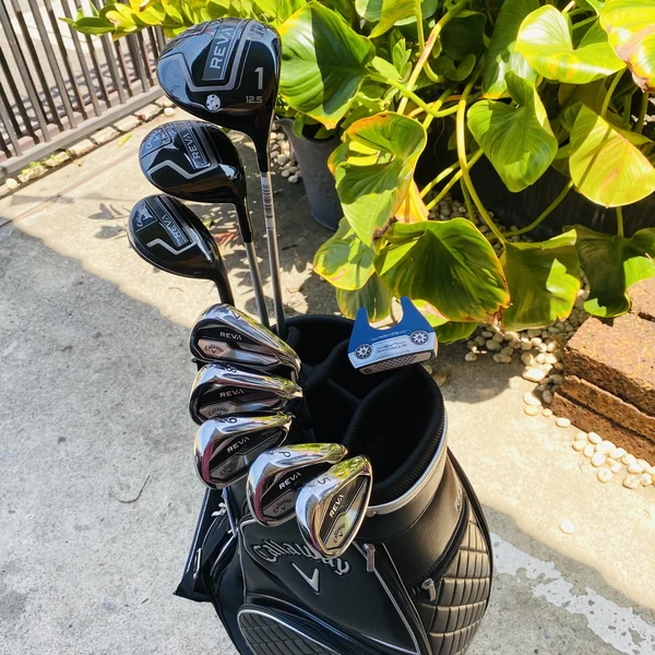 ชุดไม้กอล์ฟผู้หญิงครบชุด Callaway REVA 🏌️♀️ สภาพสวยนางฟ้าแทบไม่ได้ใช้งาน✨ ตีลูกลอยง่ายได้ระยะ🌷🎀 image 1 ชุดไม้กอล์ฟผู้หญิงครบชุด Callaway REVA 🏌️♀️ สภาพสวยนางฟ้าแทบไม่ได้ใช้งาน✨ ตีลูกลอยง่ายได้ระยะ🌷🎀 image 1