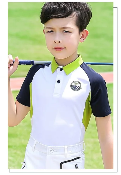เสื้อกอล์ฟแฟชั่นสำหรับเด็ก PGM YF200 image 3 เสื้อกอล์ฟแฟชั่นสำหรับเด็ก PGM YF200 image 3